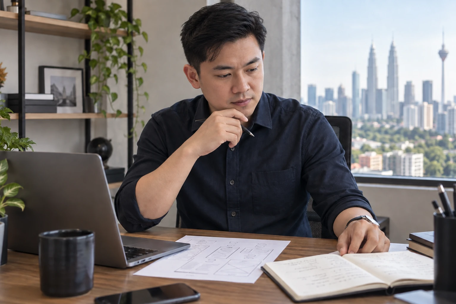 Founders reviewing business technology priorities