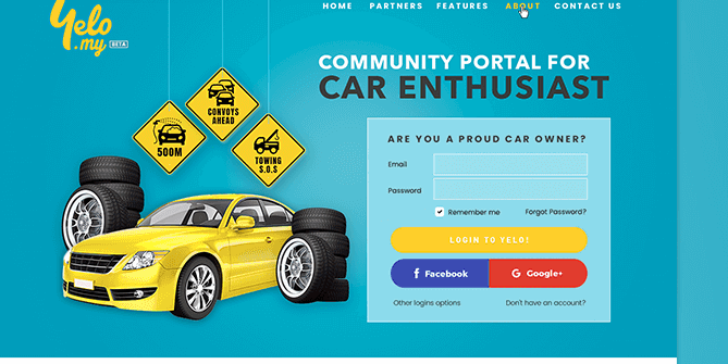 Member sign-up and community landing screen from a loyalty platform built by UNO